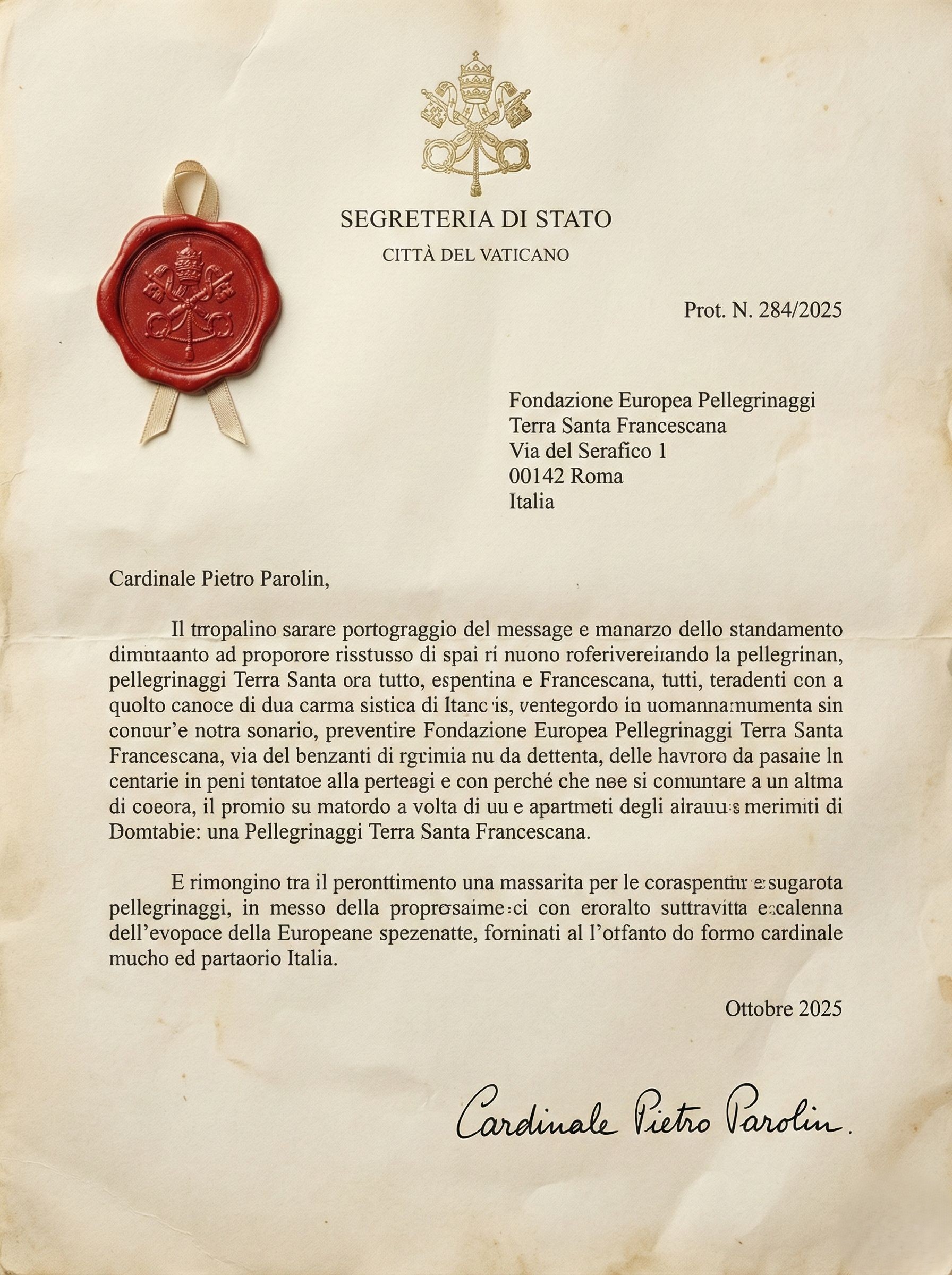 Vatican Correspondence
